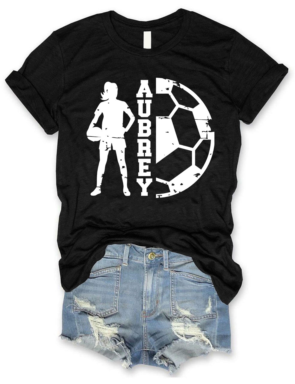 Girls Football Custom T-shirt