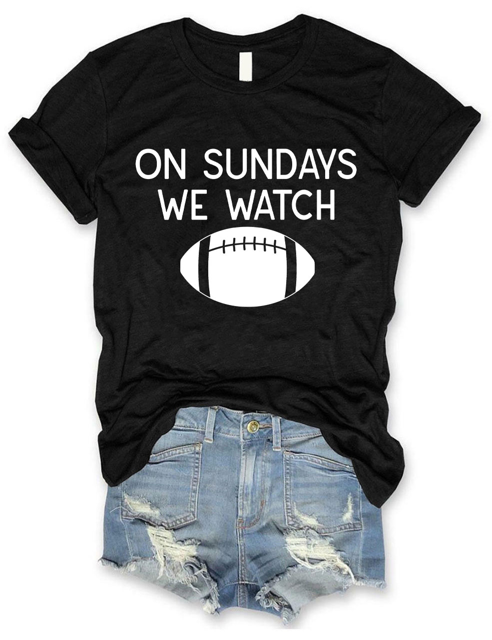 On Sundays We Watch Football T-Shirt