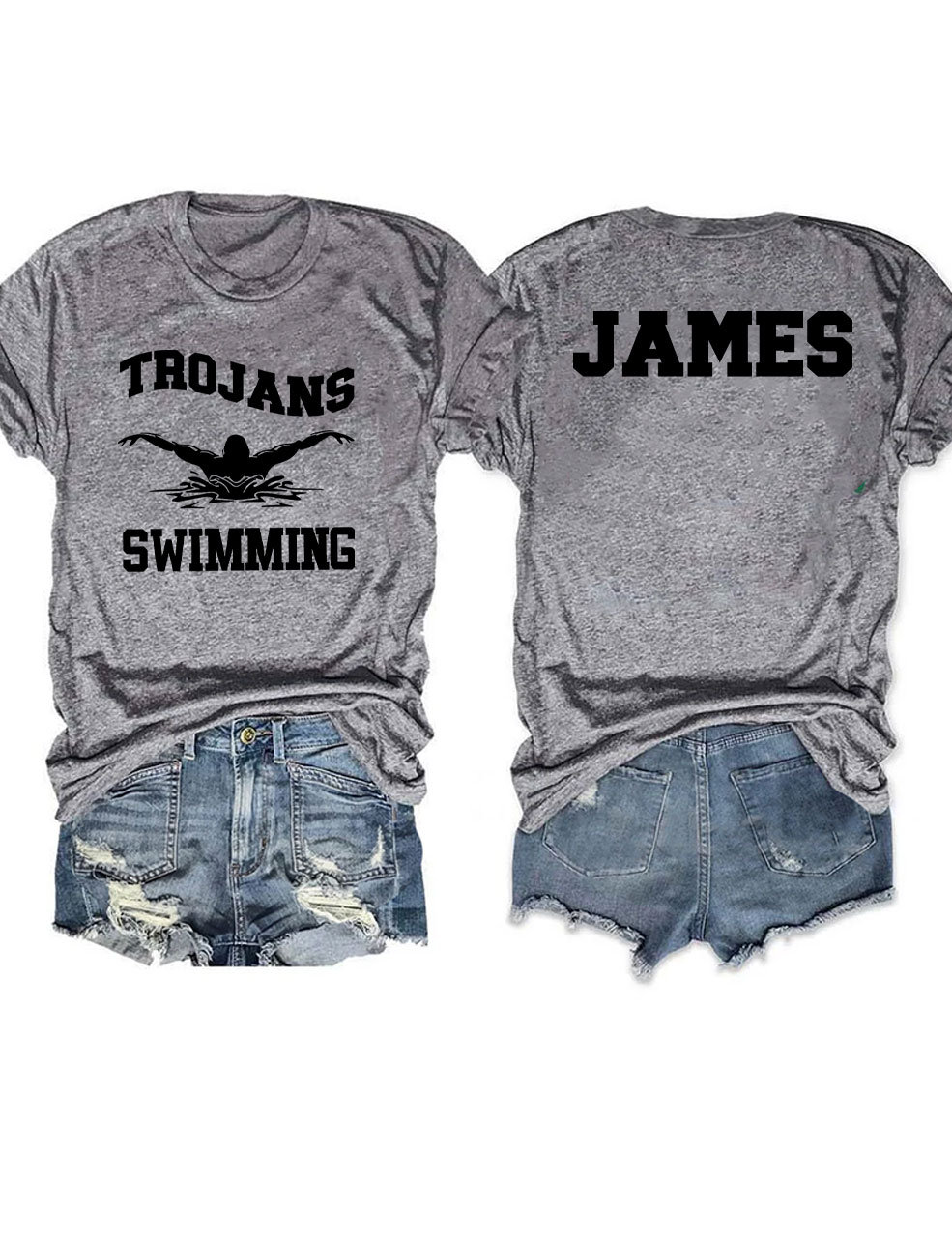 Custom Swimming T-shirt
