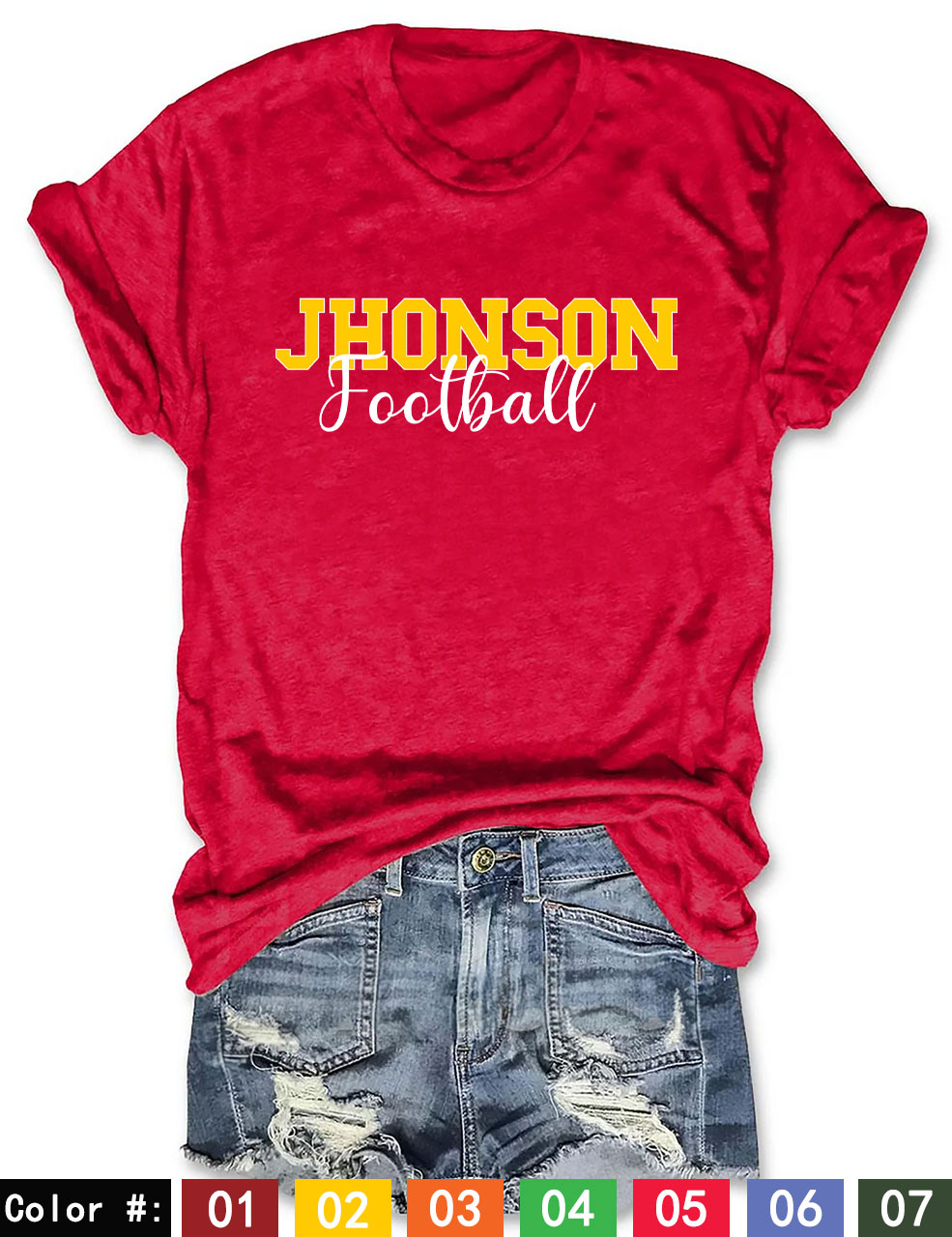 Custom Football T-shirt