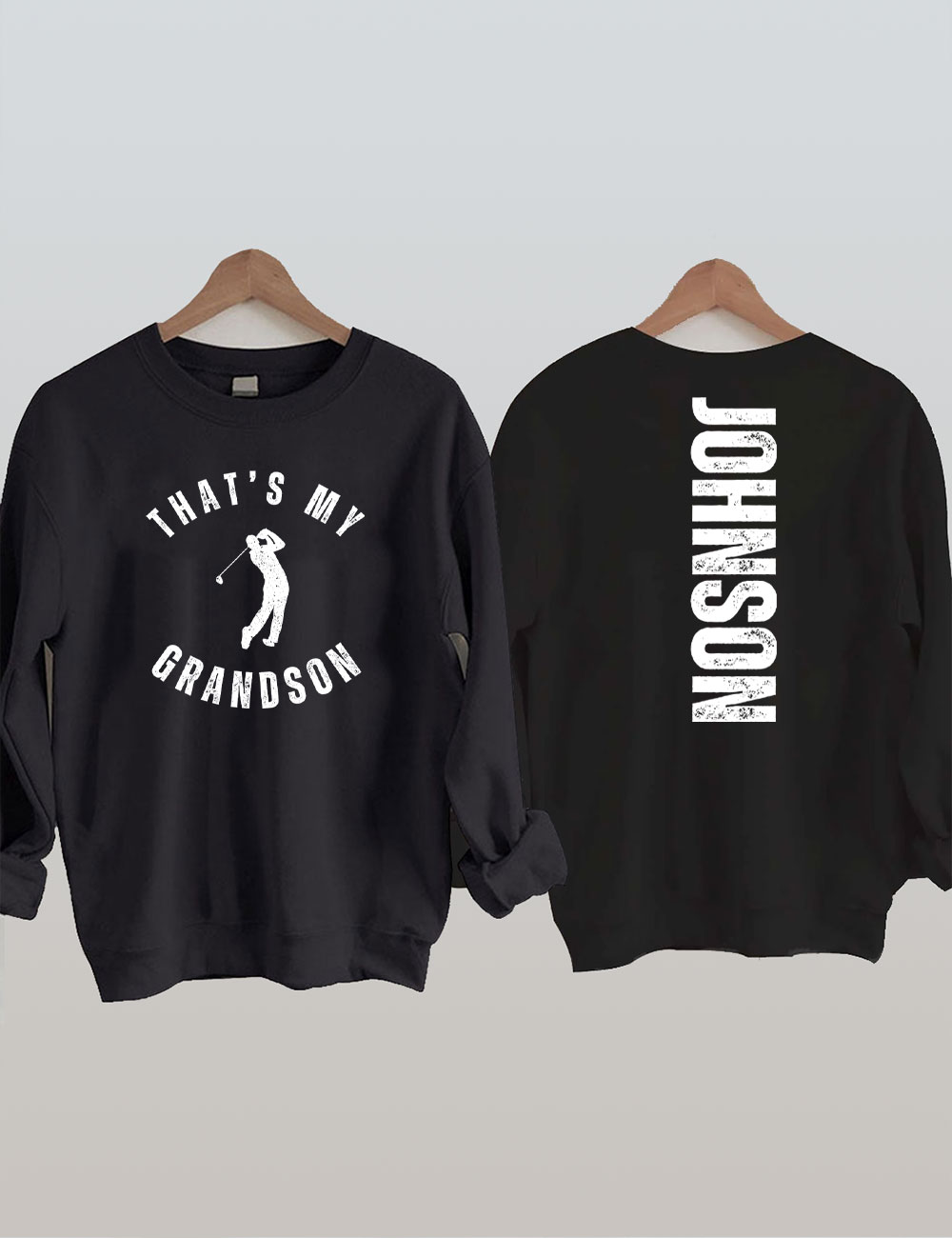 Custom That's My Grandson Golf Sweatshirt