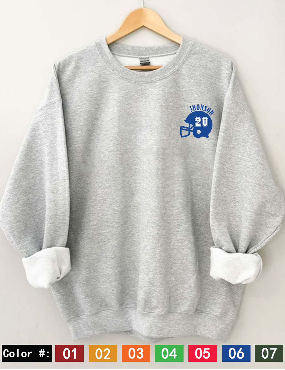 Custom Football Sweatshirt