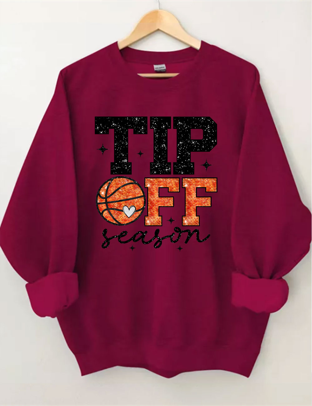 Tip Off Season Basketball Sweatshirt