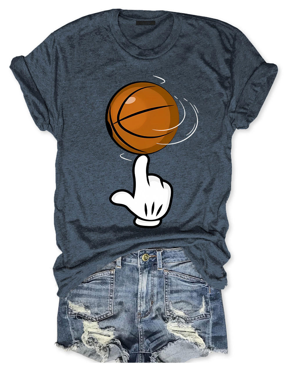 Basketball Finger T-shirt