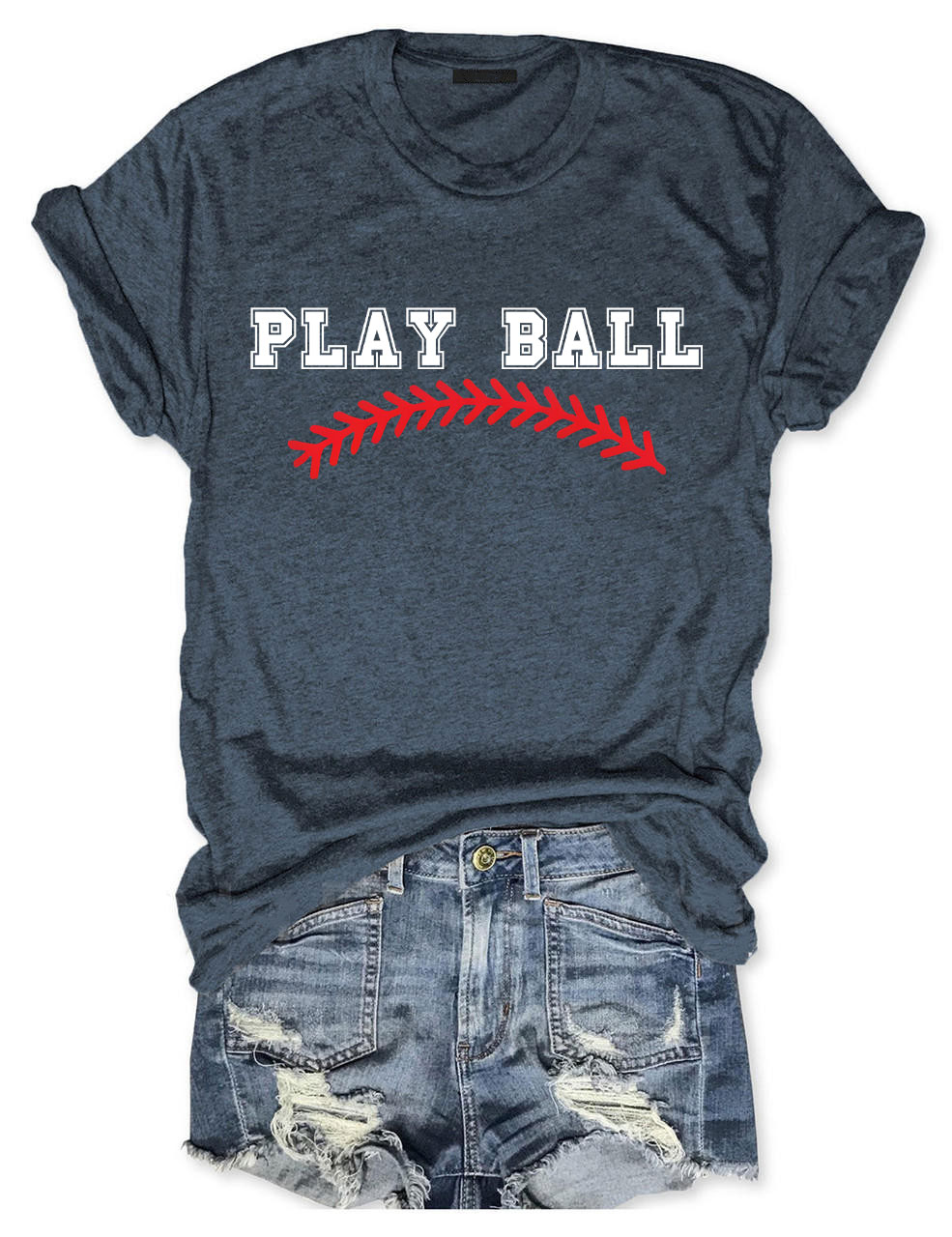 Custom 2 Player Baseball Mom T-Shirt