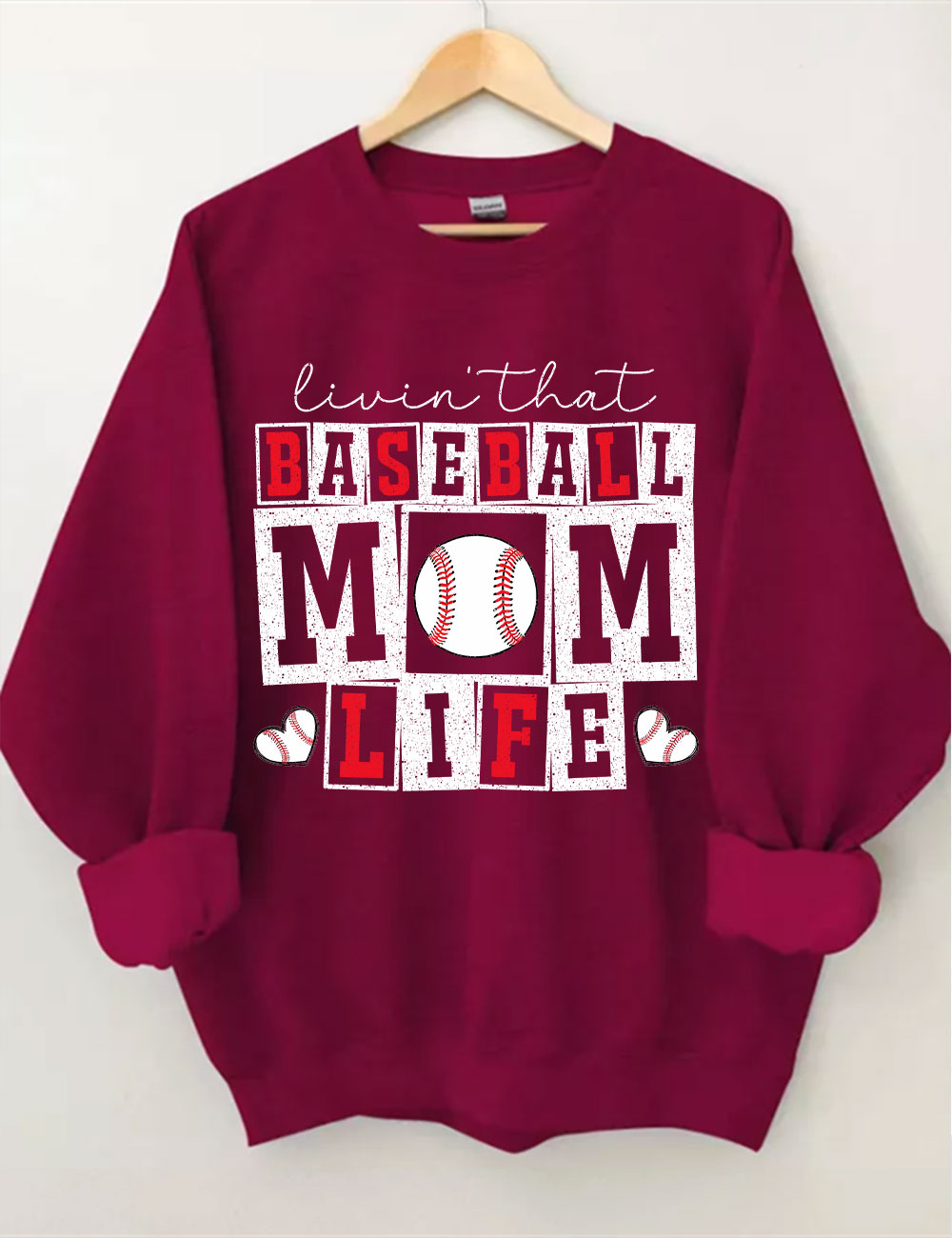 Baseball Mom Life  Sweatshirt