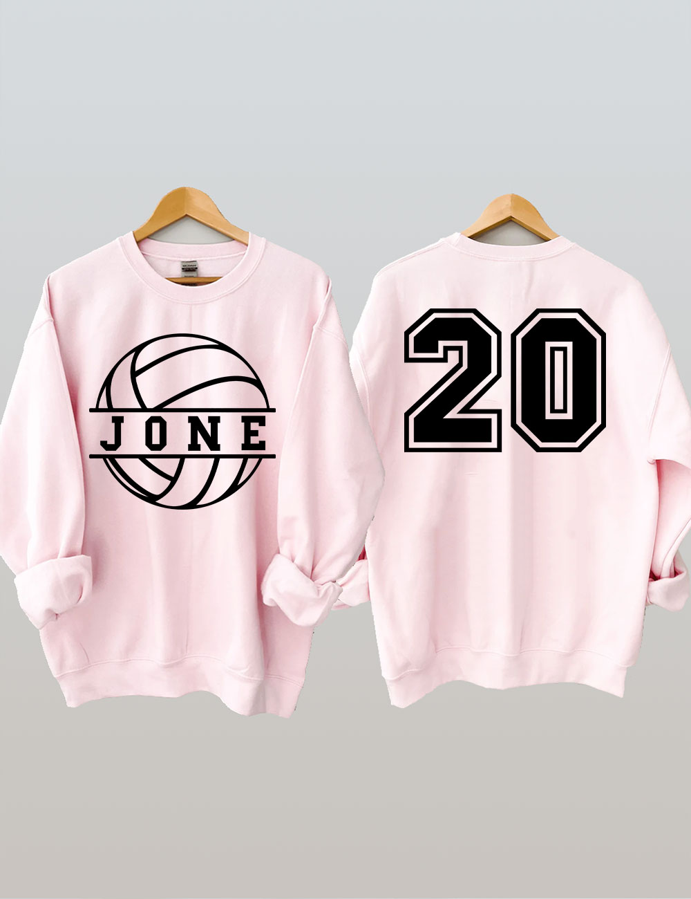 Volleyball Custom Name And Number Sweatshirt
