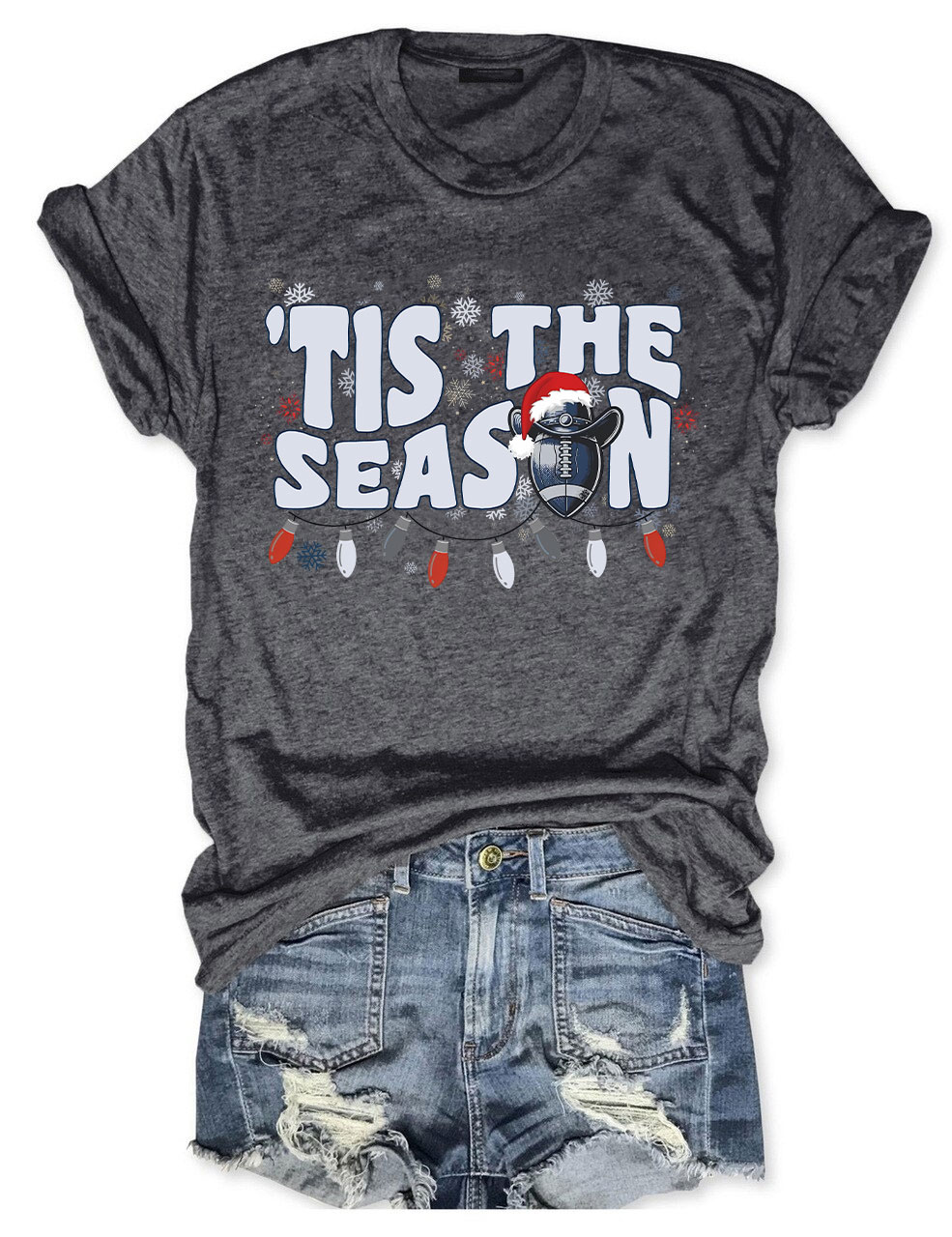 Christmas Dallas Football T-Shirt