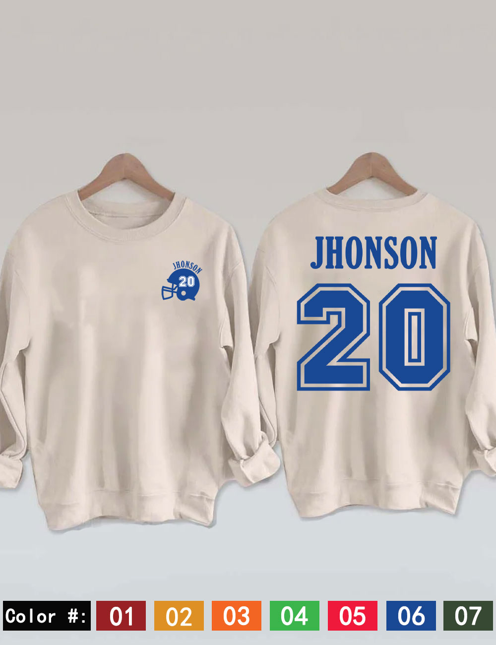 Custom Football Sweatshirt