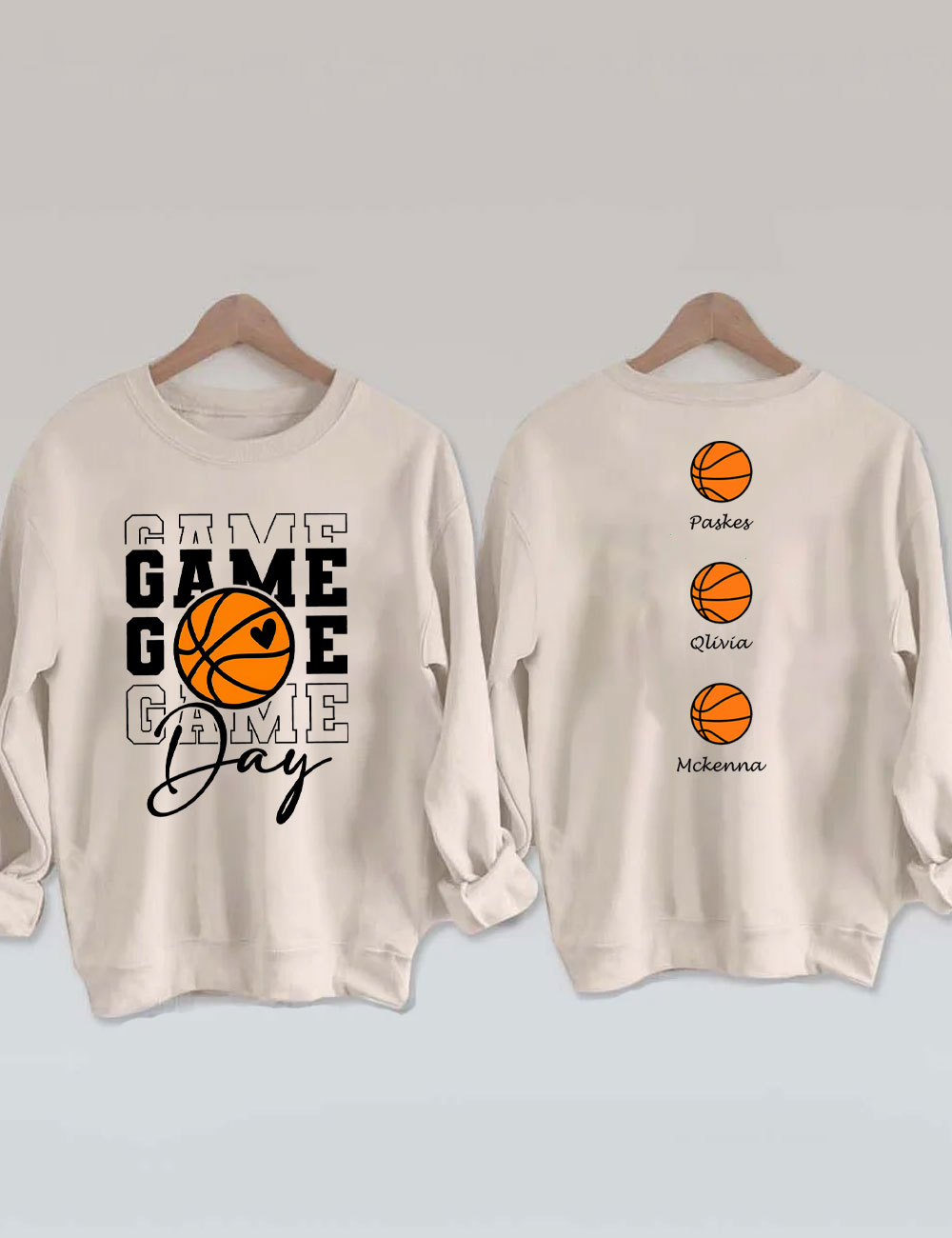Custom Basketball Game Day Sweatshirt