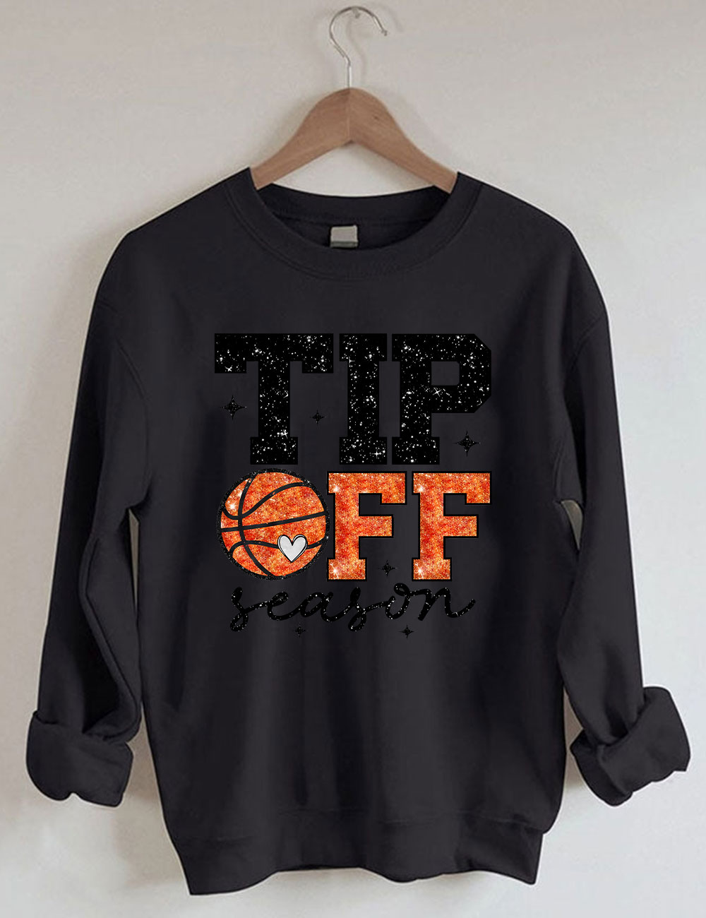 Tip Off Season Basketball Sweatshirt