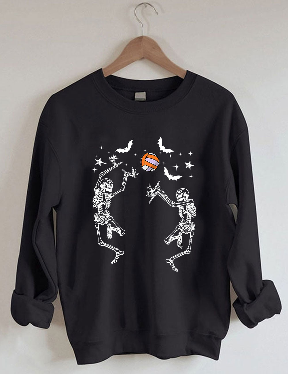 [ͼƬ] Dancing Skeletons Funny Halloween Volleyball Sweatshirt