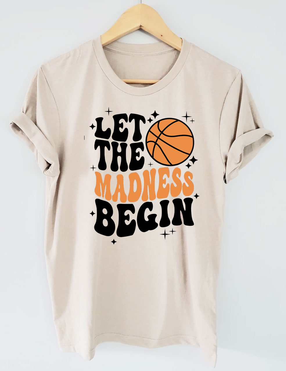 Let The Madness Begin Basketball T-shirt