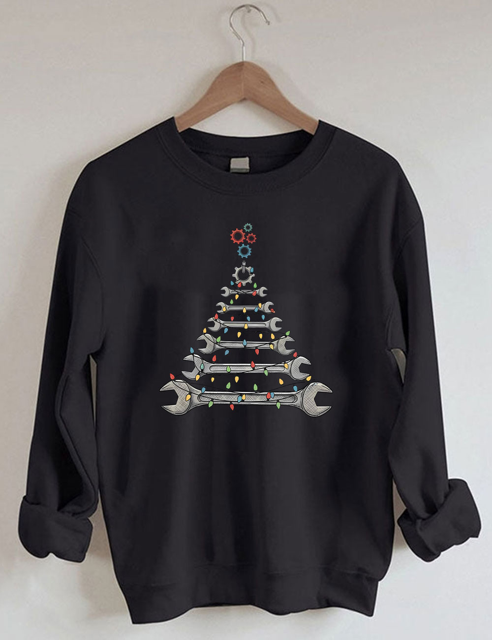 Mechanic Christmas Tree Sweatshirt