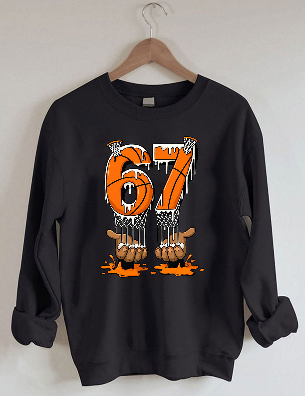 Trendy 67 Basketball Sweatshirt