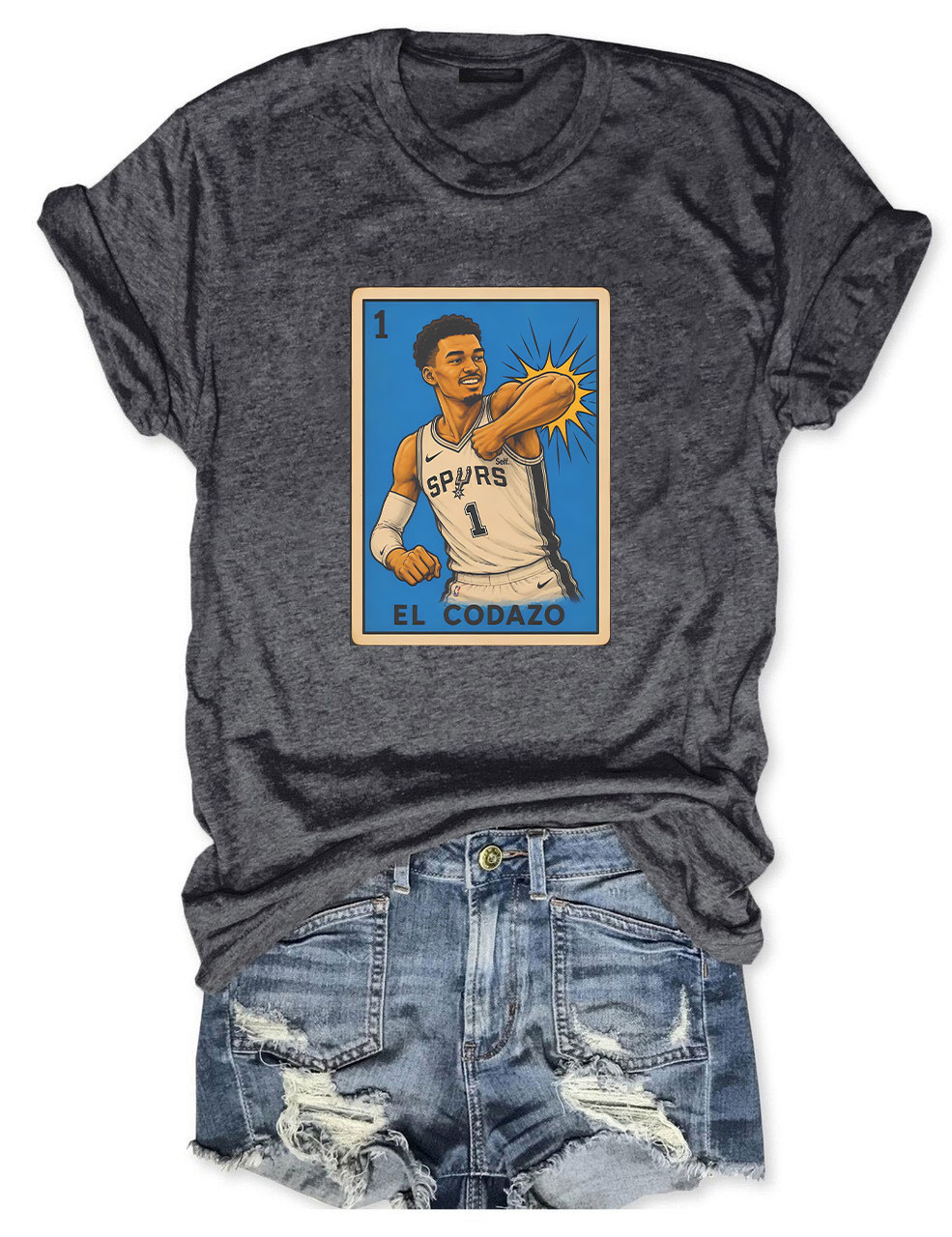 El Codazo Spurs Funny Basketball T-shirt