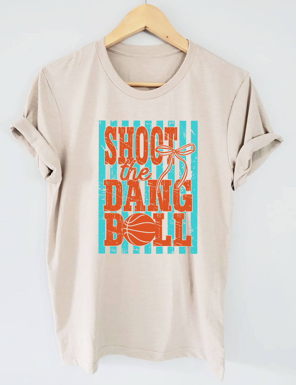 Shoot The Dang Ball Funny Basketball T-Shirt