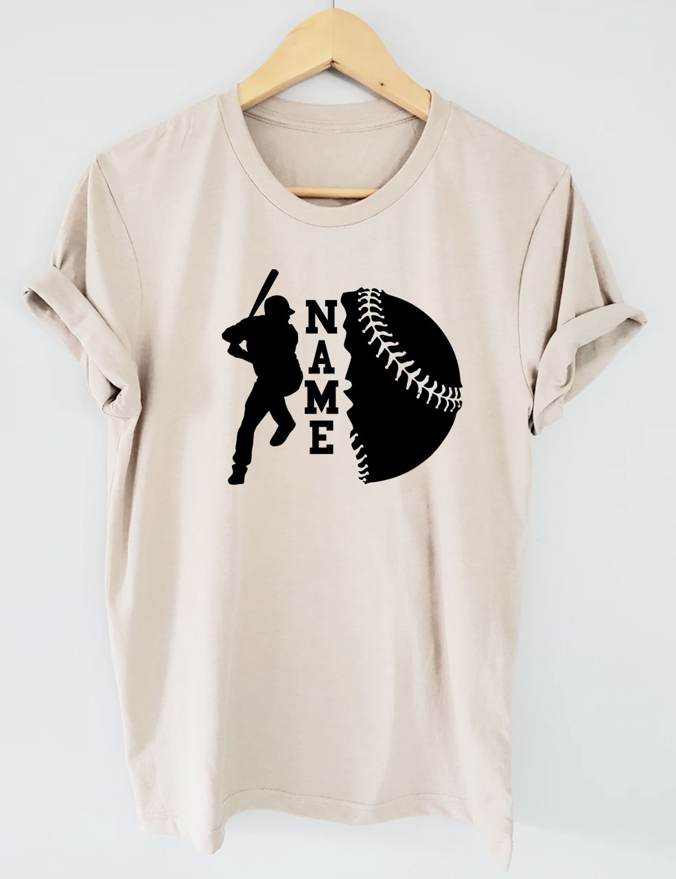 Custom Name Baseball T-shirt