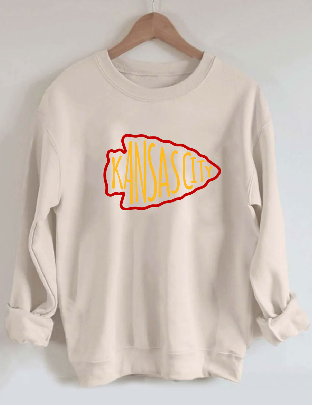 KC Chiefs Arrowhead Football Sweatshirt