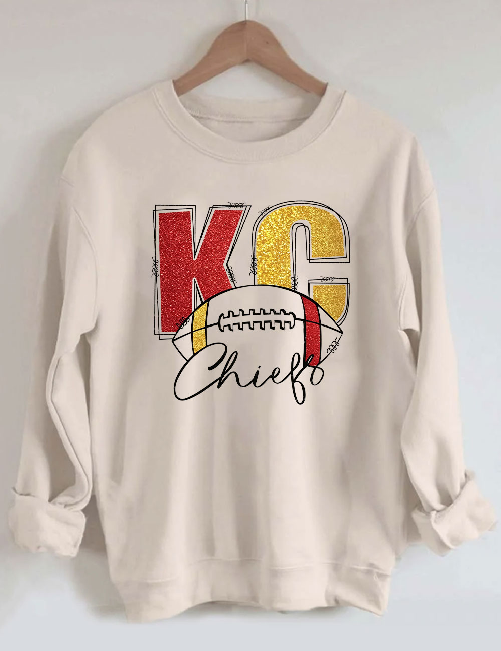 KC Chiefs Football Sweatshirt