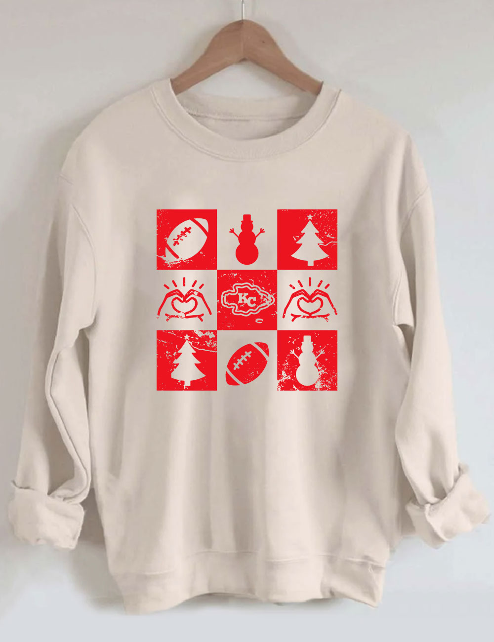 Chiefs Christmas Kansas City FootballSweatshirt