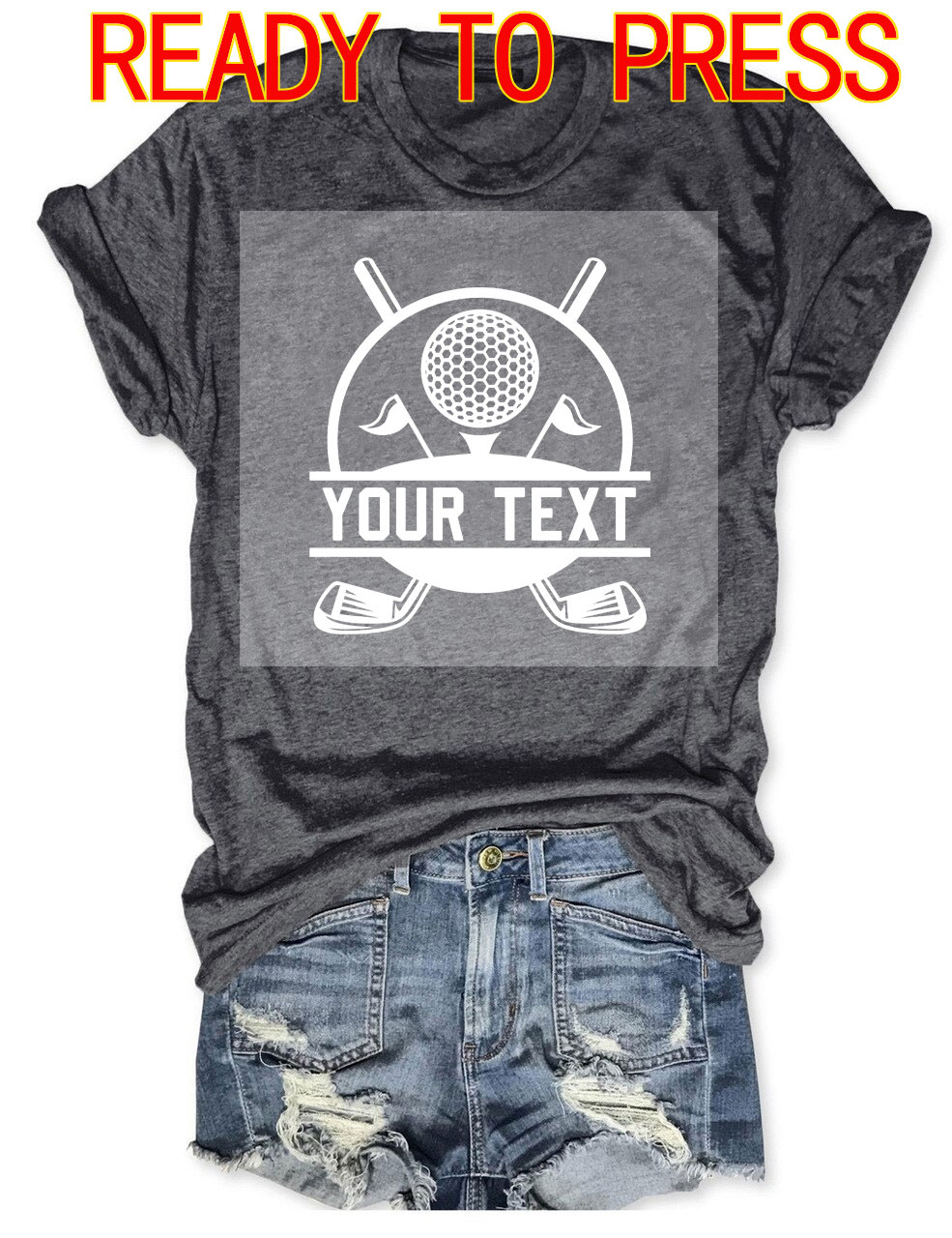 Golf Custom DTF Heat Transfer