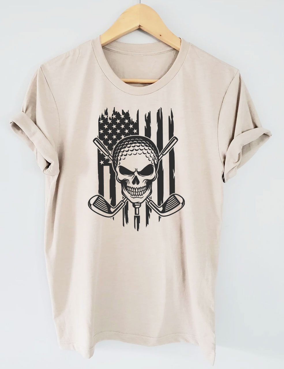 US Golf Skull T-shirt