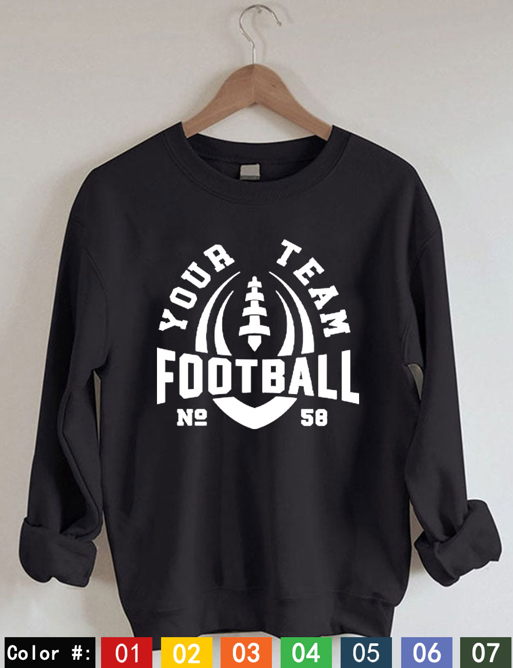 Football Custom Sweatshirt