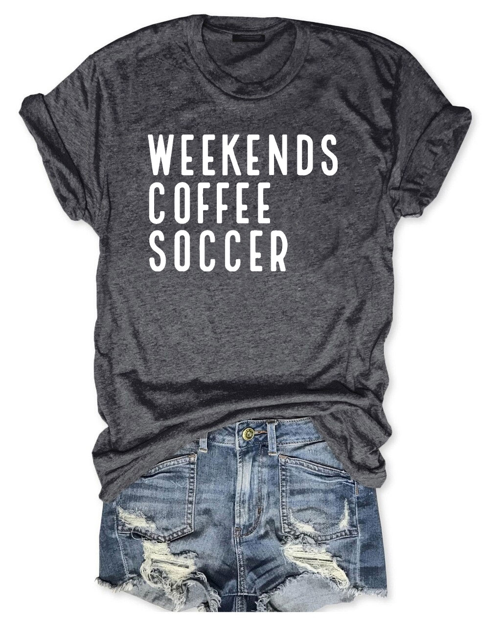 Weekend Coffee Football T-shirt