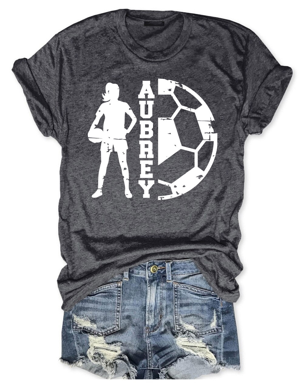 Girls Football Custom T-shirt