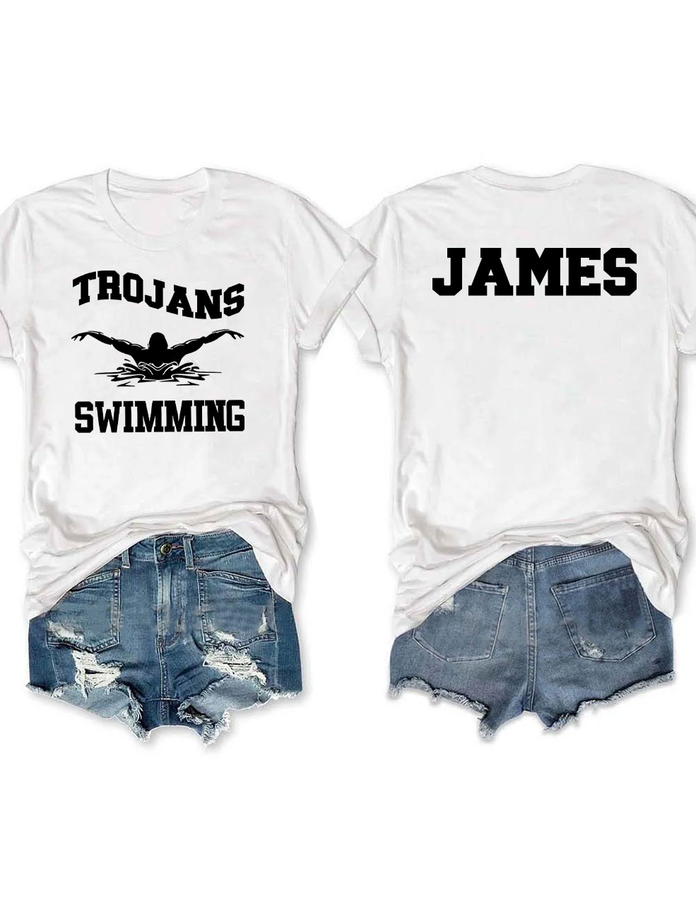 Custom Swimming T-shirt