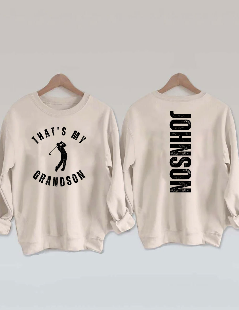 Custom That's My Grandson Golf Sweatshirt