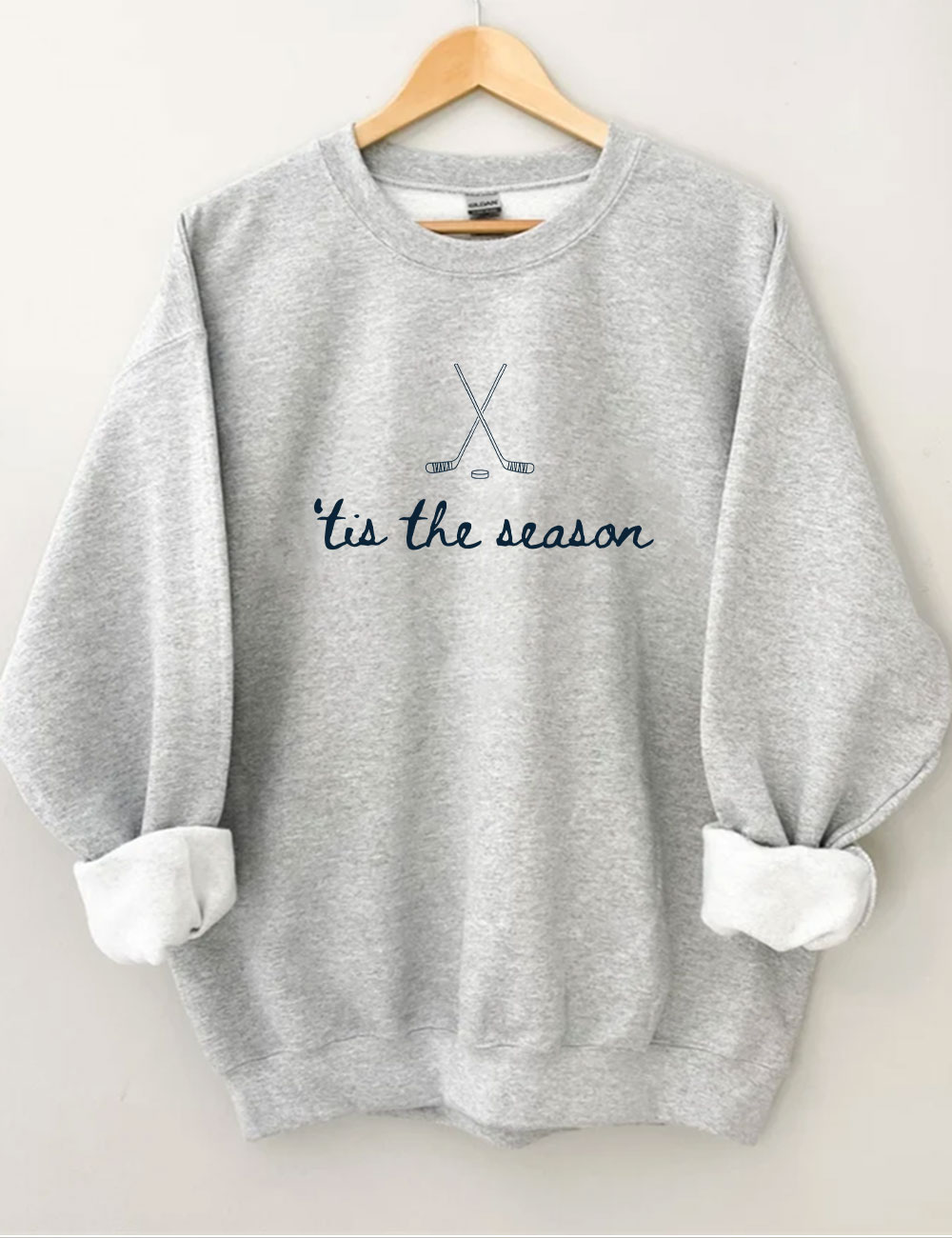 Tis The Season Funny Hockey Sweatshirt