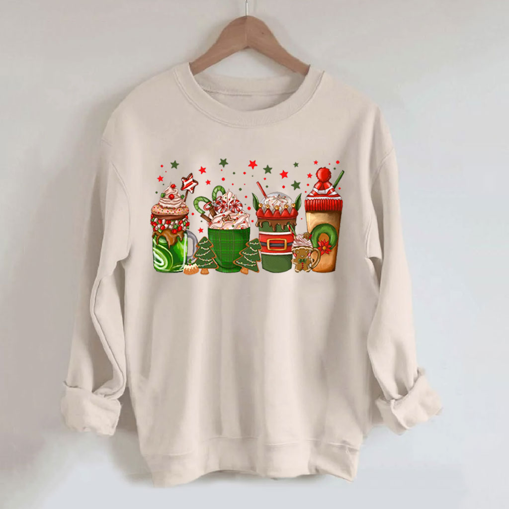 Gingerbread Christmas Coffee Sweatshirt