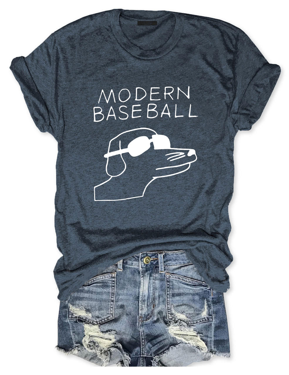 Dog-Themed Baseball Player Funny T-Shirt