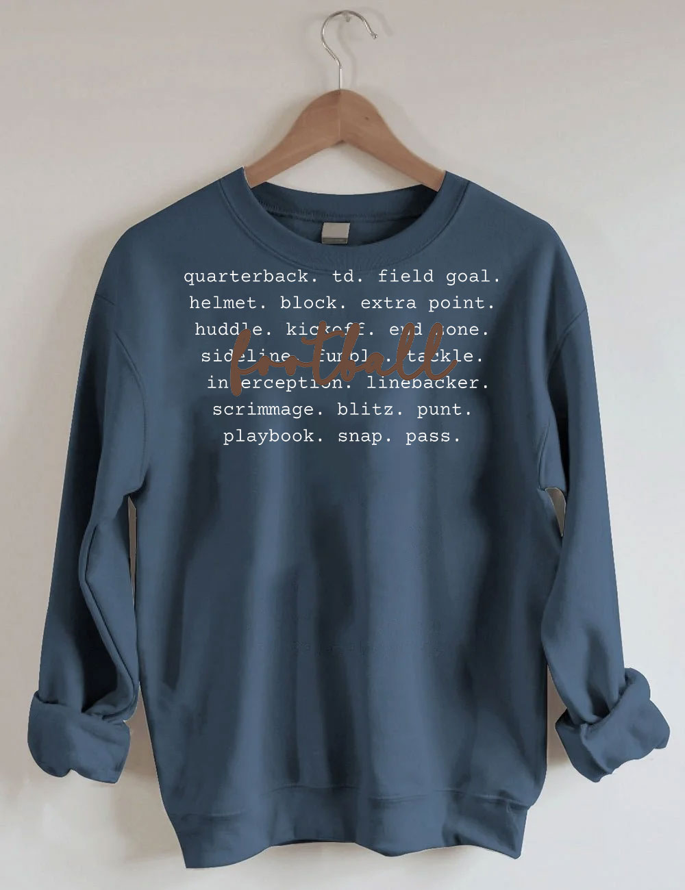 Football Words Funny Sweatshirt
