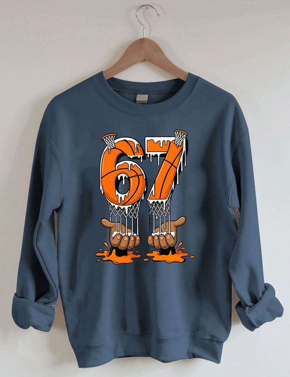 Trendy 67 Basketball Sweatshirt