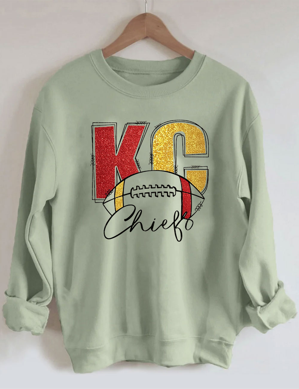 KC Chiefs Football Sweatshirt