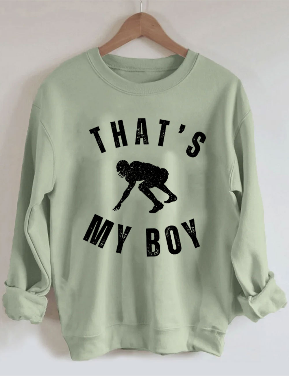Custom That's My Boy Football Mom Sweatshirt