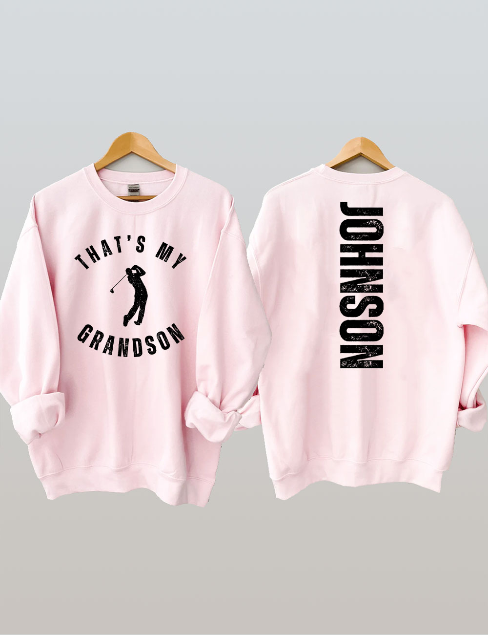 Custom That's My Grandson Golf Sweatshirt