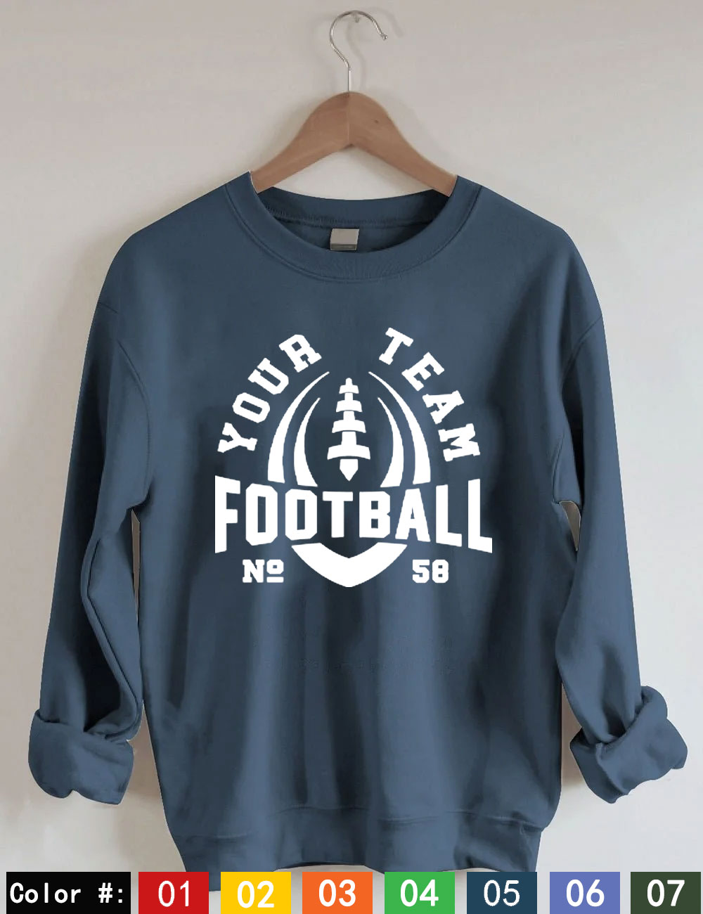 Football Custom Sweatshirt