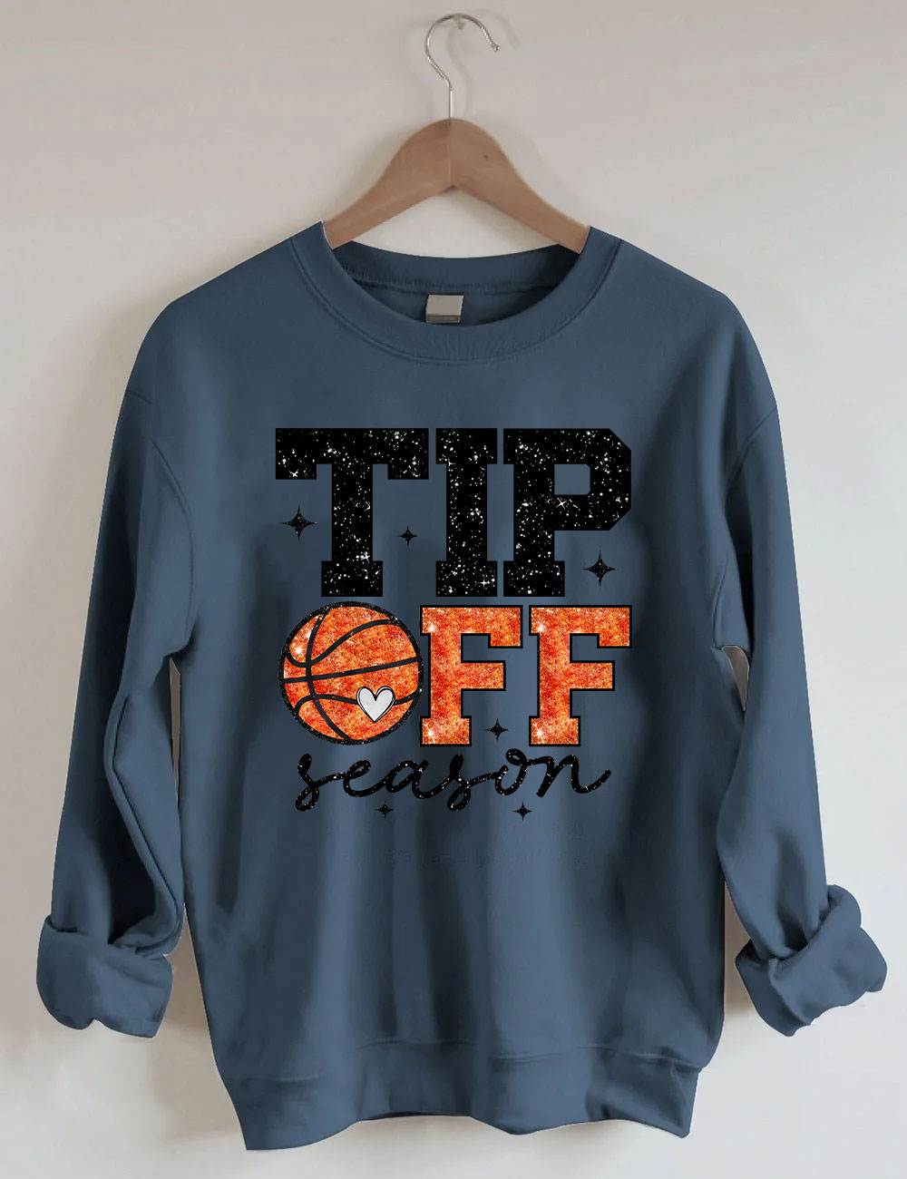 Tip Off Season Basketball Sweatshirt