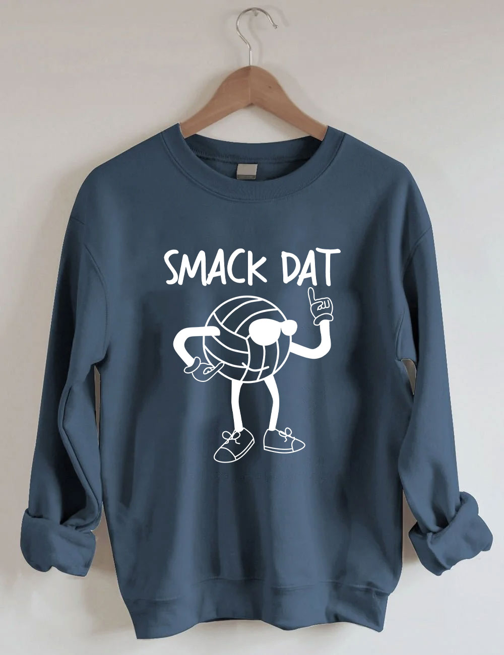 Smack Dat Volleyball Player Sweatshirt