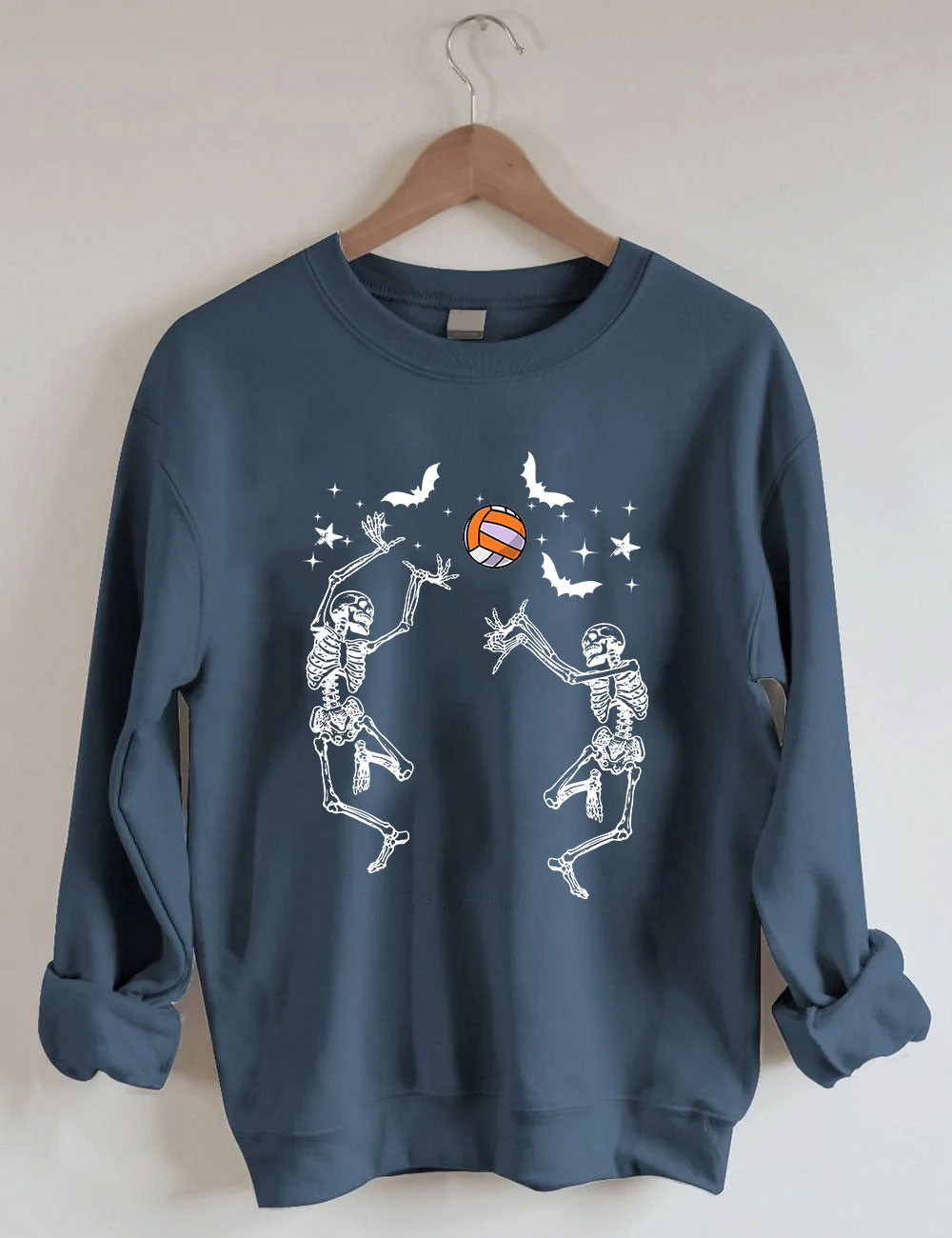 [ͼƬ] Dancing Skeletons Funny Halloween Volleyball Sweatshirt