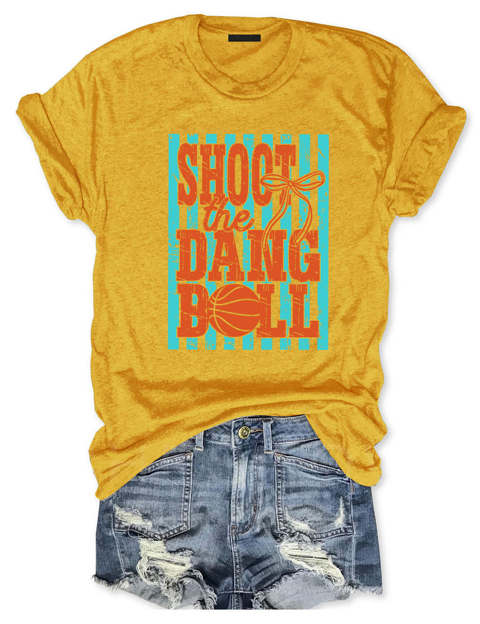 Shoot The Dang Ball Funny Basketball T-Shirt