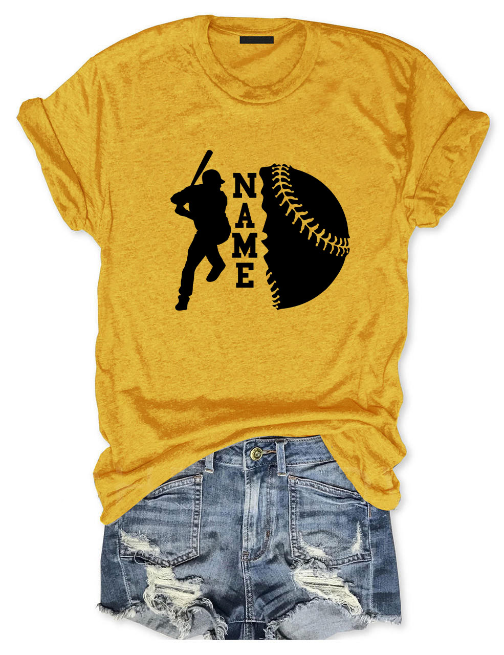 Custom Name Baseball T-shirt