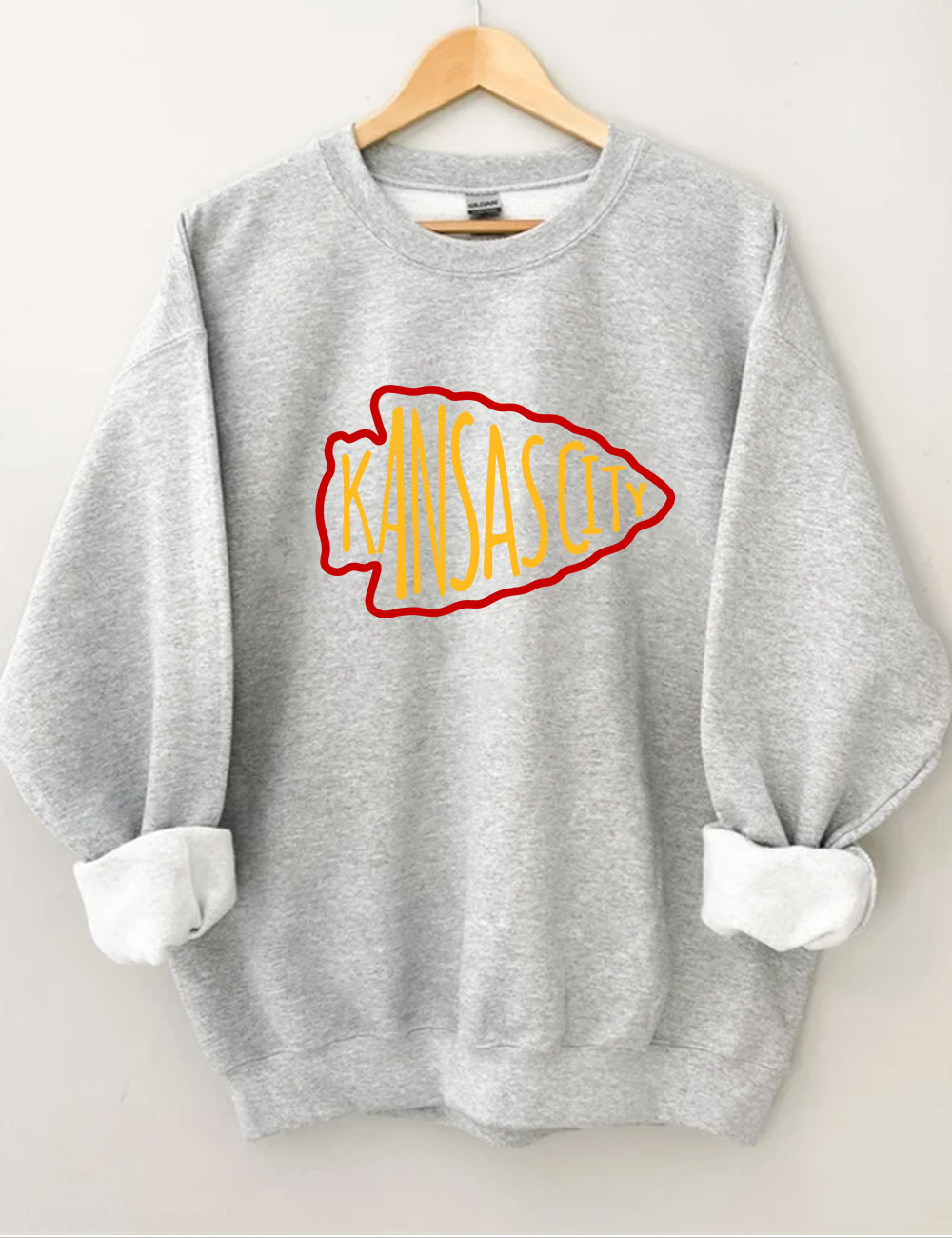 KC Chiefs Arrowhead Football Sweatshirt