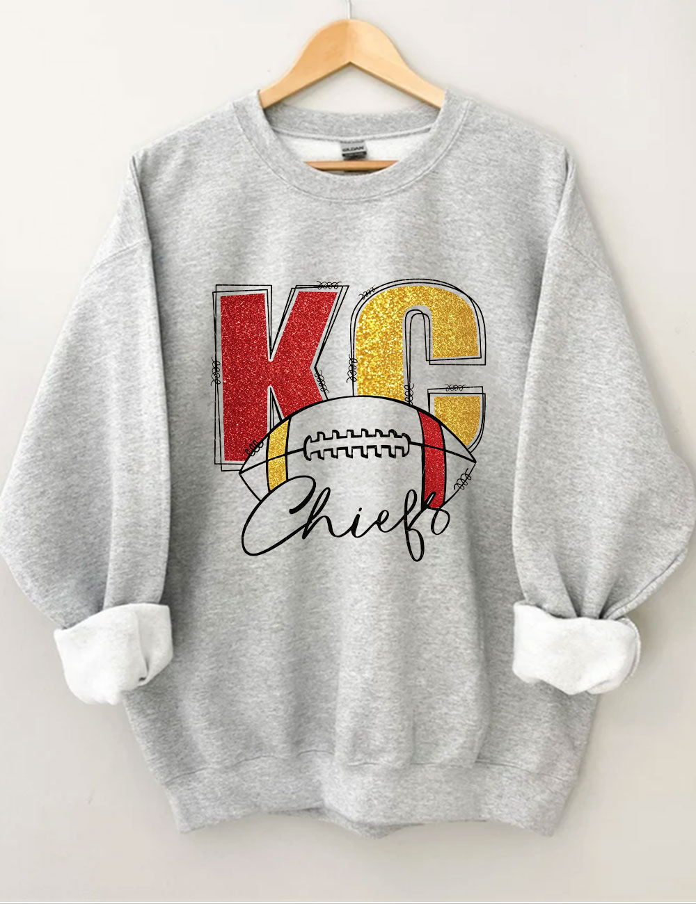 KC Chiefs Football Sweatshirt