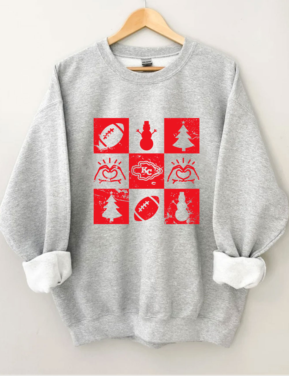 Chiefs Christmas Kansas City FootballSweatshirt