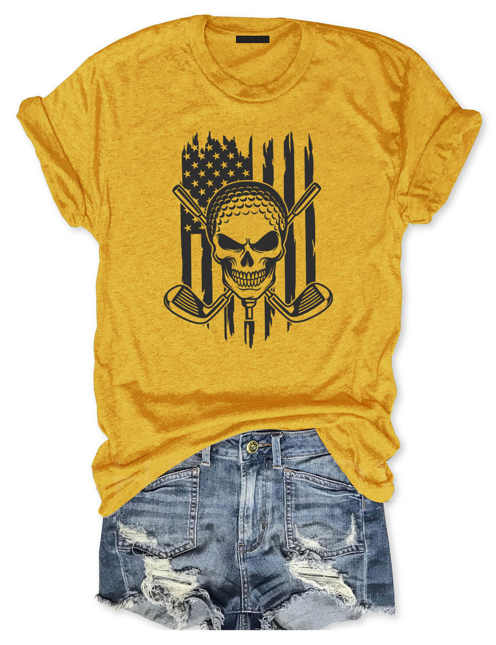 US Golf Skull T-shirt